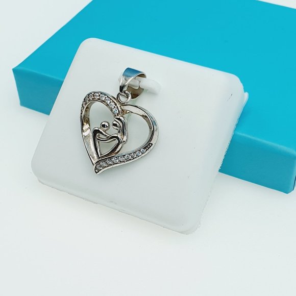 "925 Sterling Silver CZ Beautiful Pendant for Women, 1USPAR4020 - Picture 9 of 10